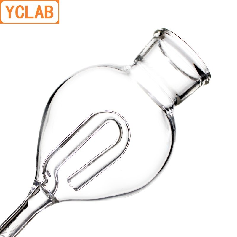 YCLAB 100mL Gas Saturation Funnel Liquid Seal Safety Glass Laboratory Chemistry Equipment