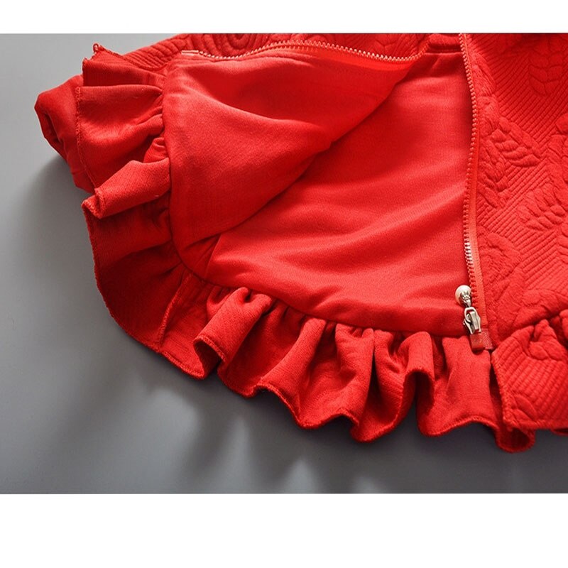 Lente meisje print leuke zoom jas jassen voor baby meisjes kleding katoen capuchon outfit sport bovenkleding jas