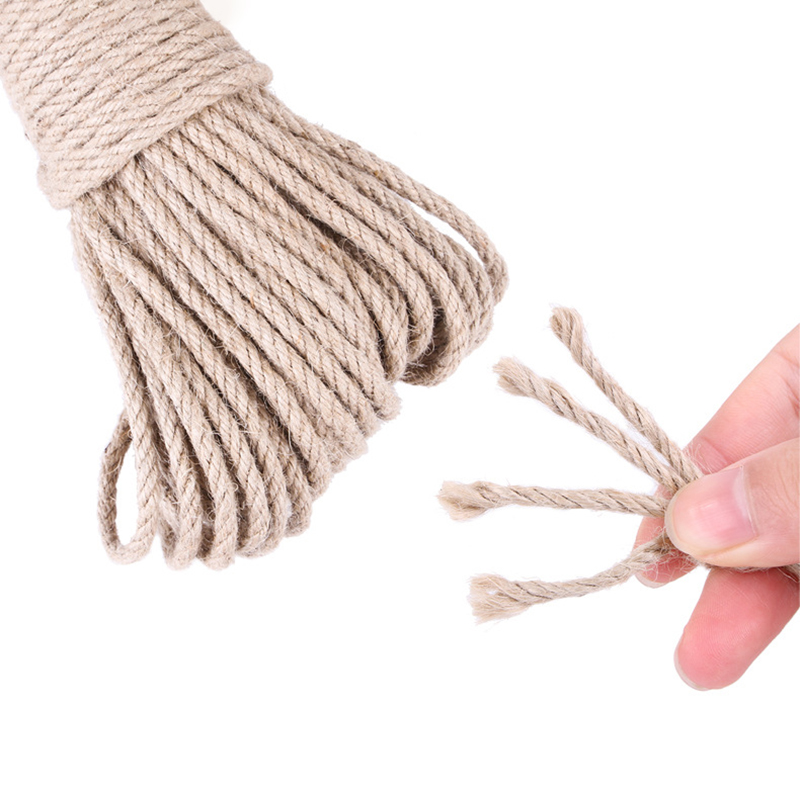 Sisal Seil Katze Baum DIY Kratzbaum Spielzeug Katze Klettergerüst Ersatz Seil Schreibtisch Beine Bindung Seil für Katze Schärfen Klaue