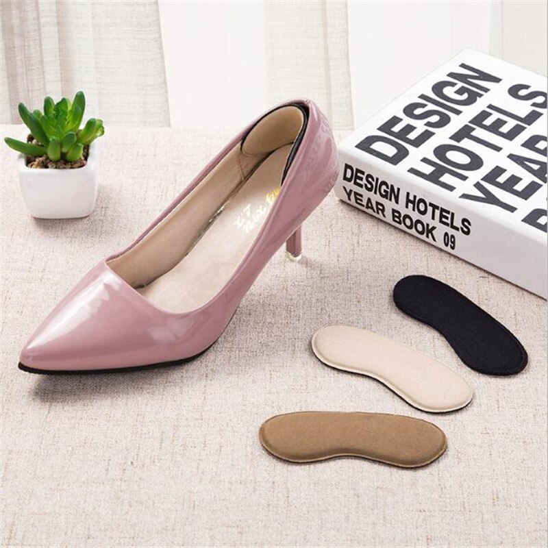 10Pcs=5Pair Shoes Insoles Insert Heels Protector Anti Slip Cushion Pads Comfort Heel Liners Cushion Pad Invisible Inserts Insole