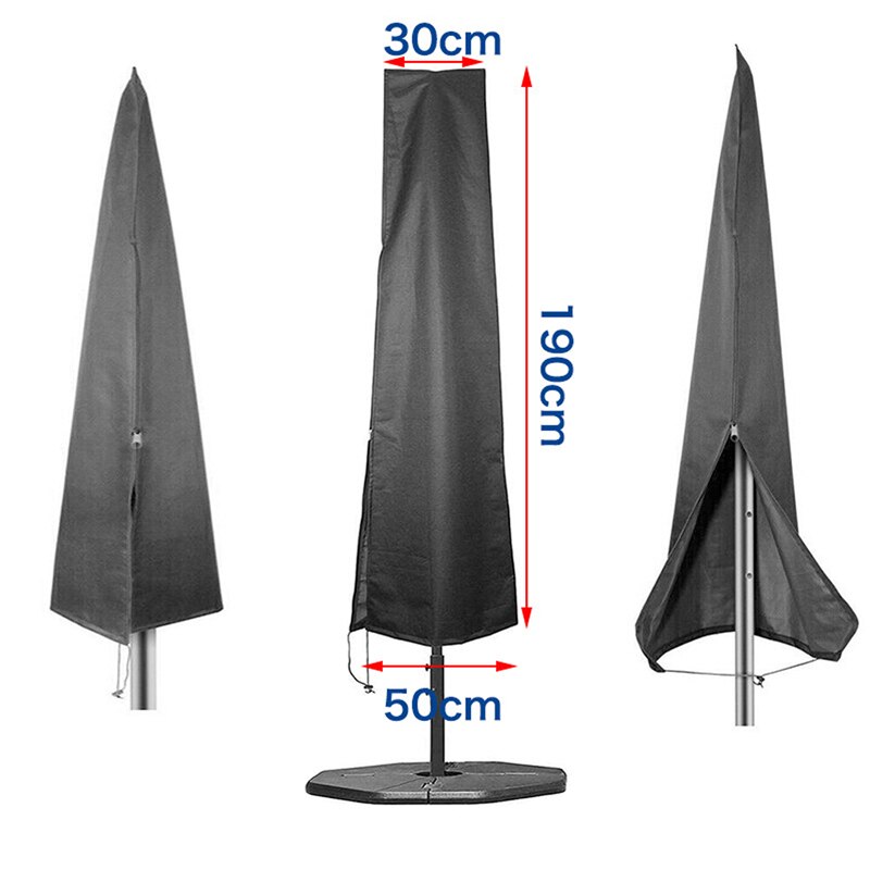 Waterdichte Patio Paraplu Met Rits Outdoor Paraplu Winddicht Beschermende Cover Tuin Cantilever Parasol Paraplu Case: A