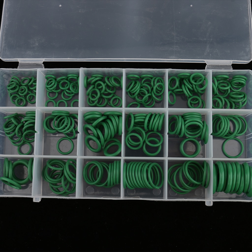 Green 270X Seal O-Ring Set Car Air Conditioning Rubber Washer