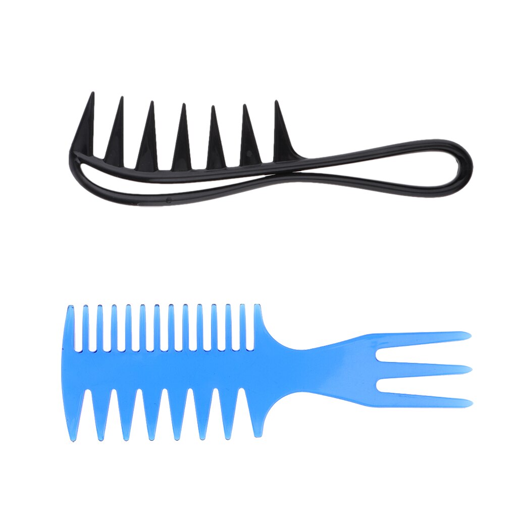 2pcs Stylists Hair Comb for Slicked-back,Undercut,Mohawk,,Bowl Cut,Quiff