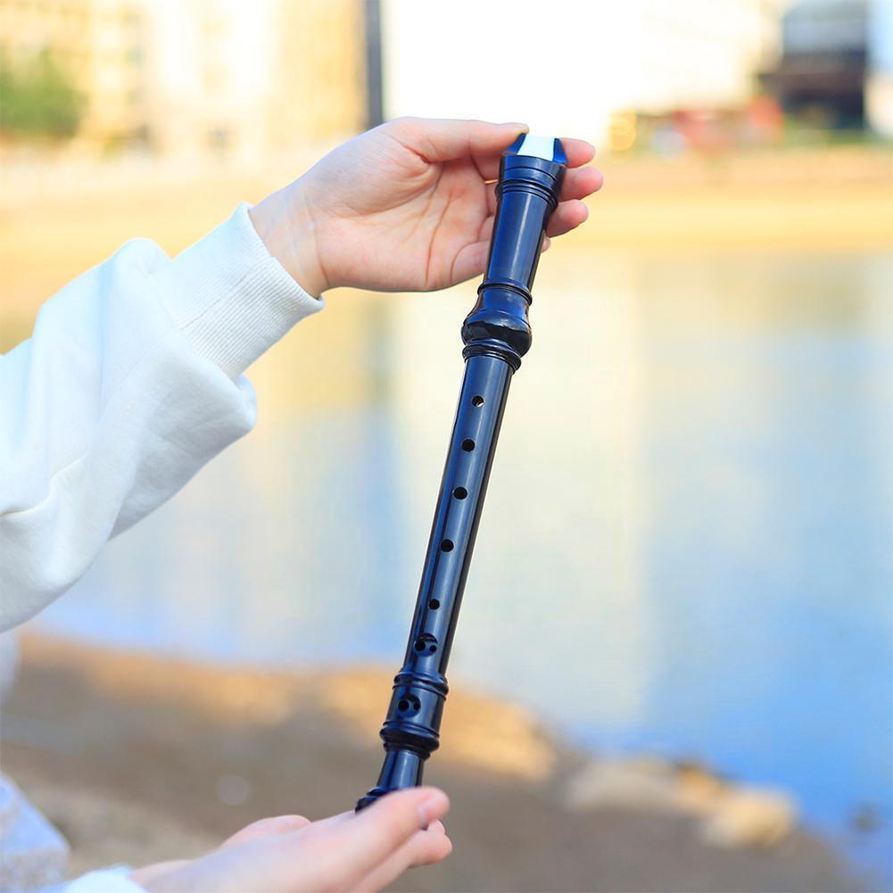 Professionele Acht Gat Treble Fluit 8-Hole Sopraan Klarinet Niet Giftig Grade Zwart Abs Sound Voedsel Recorder verstelbare X9q4