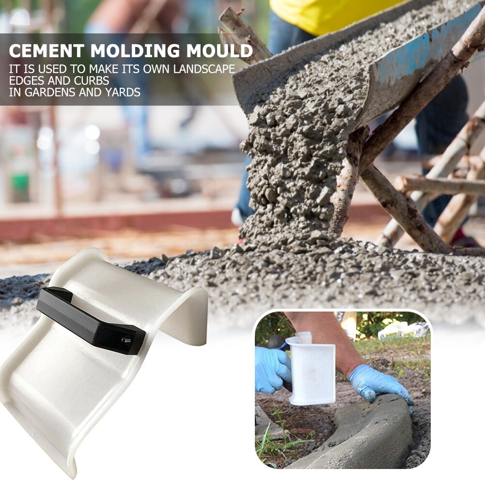 Diy skimming landskabskant model laver form betonspartel med håndtag håndtag muret håndspartel til havegård landskab
