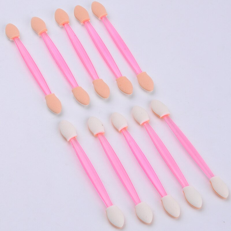 Massage Willekeurige Kleur 10 Stks/partij E Yeliner E Ye Shadow Spons Borstels Applicator Tool Double-End Lip Borstels Cosmetica tool