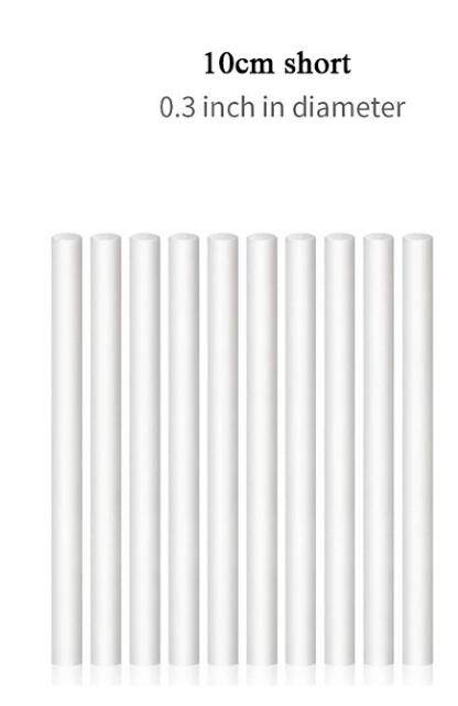 10pcs/Pack Filter Replacement Refill Sticks for Cool Mist USB Mini Humidifiers: Rust Red