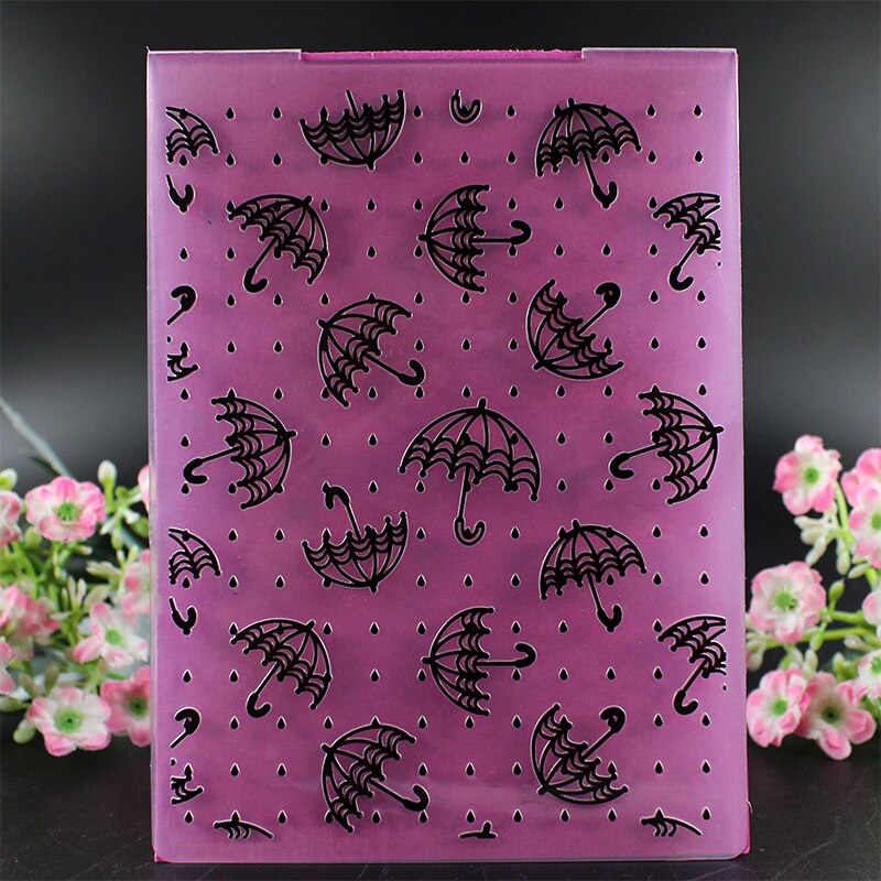 Regenschirm Präge Ordner Neue Für Weihnachten Papier Karte, Der Handwerk Liefert Scrapbooking Kunststoff Embosser Schablone