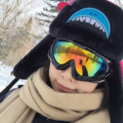 Ski Brille Snowboard Maske Für Männer Frauen Ski Brillen Schnee Schutz Über Brille Erwachsenen Doppel Anti-Nebel Zylindrischen