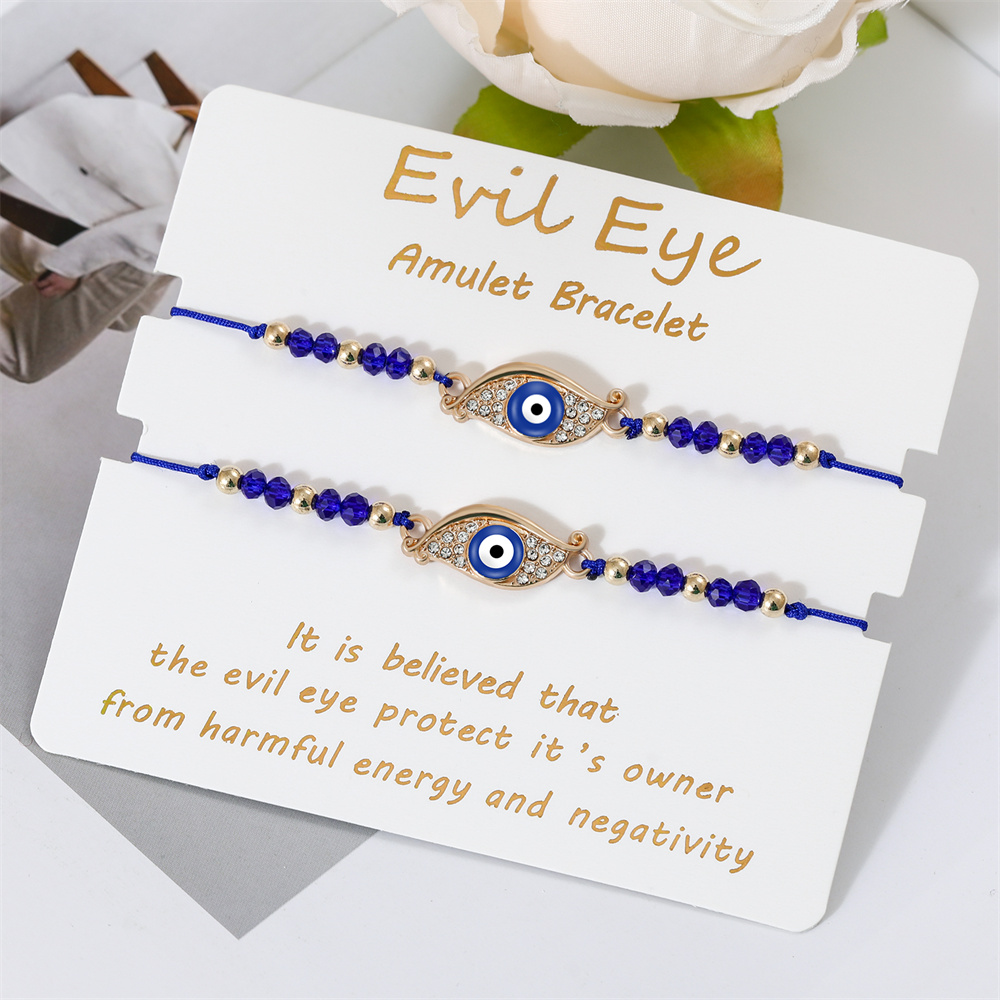 Pulseras turcas contra el mal de ojo para hombres y mujeres, tobillera trenzada de amistad, de protección hecho a mano, joyería de deseo de la suerte, 2-3 piezas por juego: Verde Dragonly