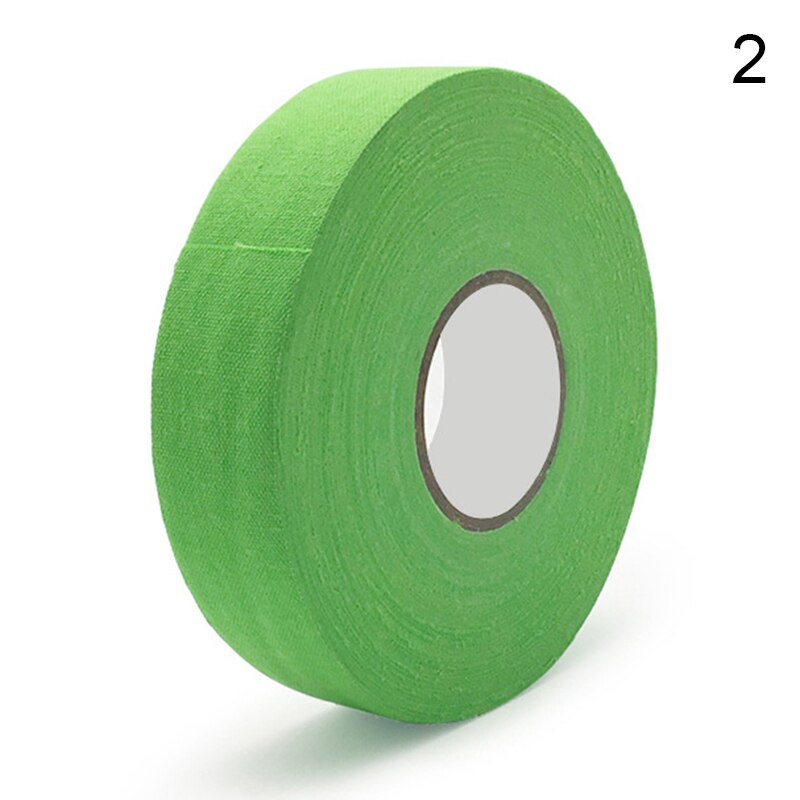 2.5mm x 25m nastri colorati antiscivolo per bastoncini da Hockey il panno multiuso in cotone di sicurezza sportiva migliora il nastro da Golf per badminton sul campo di ghiaccio: E