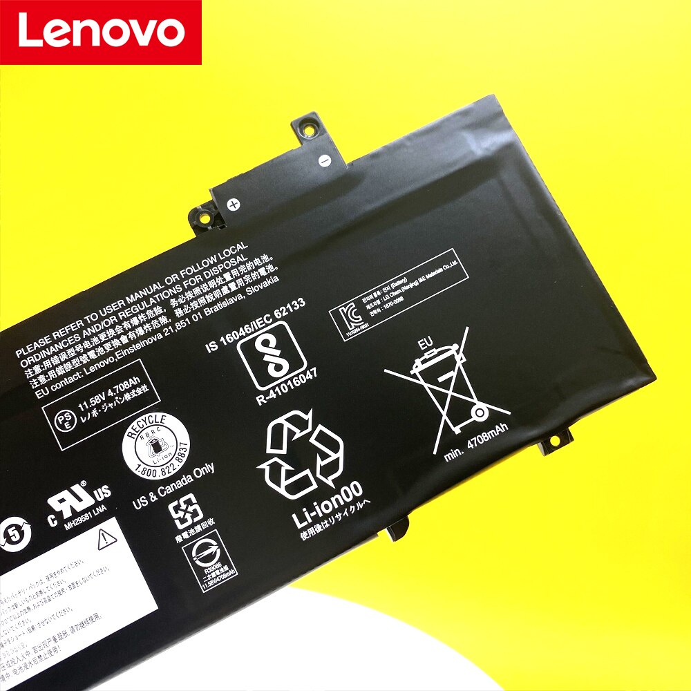 Original Laptop Battery FOR Lenovo ThinkPad T480S Series 01AV478 SB10K97620 01AV479 01AV480 L17L3P71 L17M3P71 L17S3P71