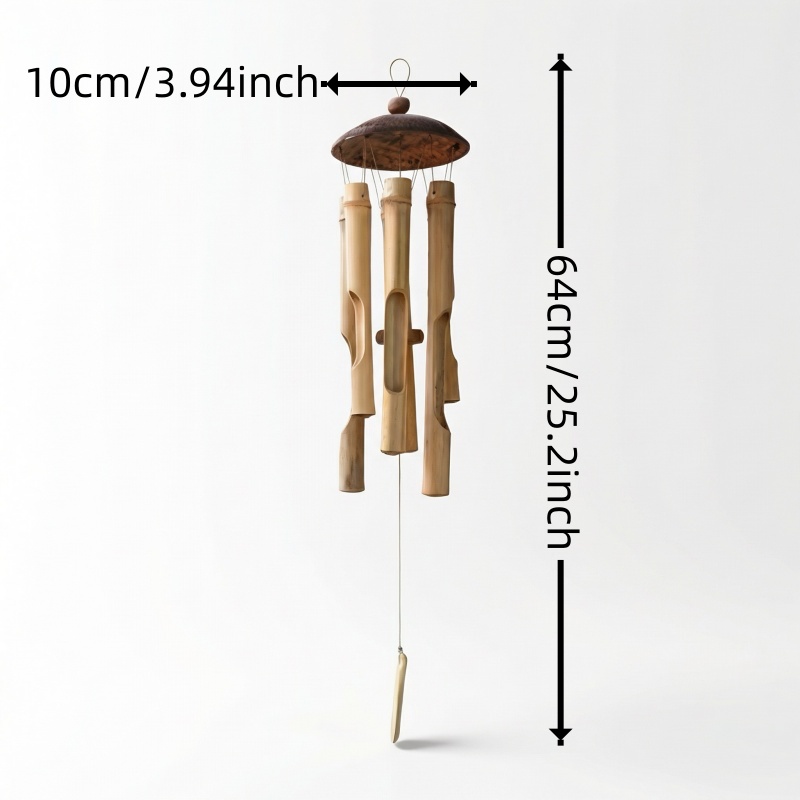 1 Stck handgefertigtes Bambus-Windspiel, ideale W...  Grandado