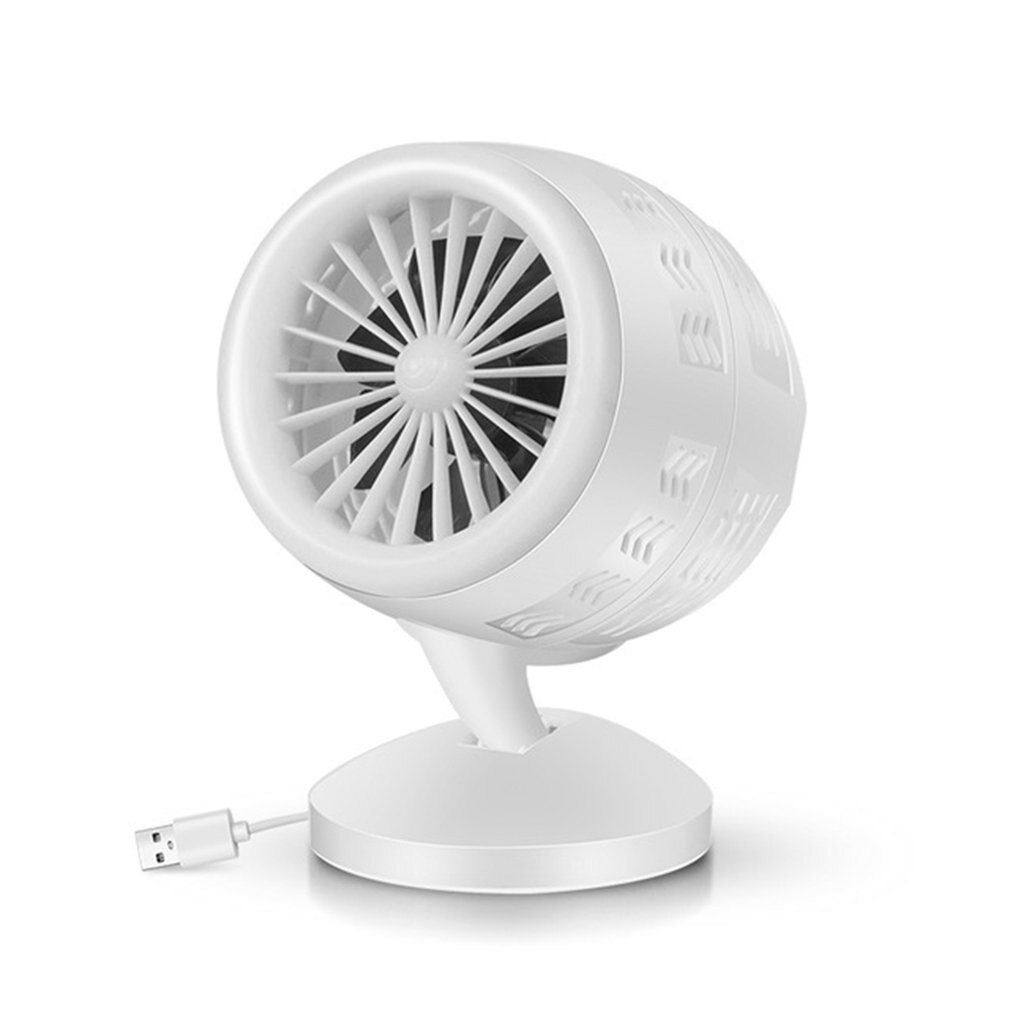 Draagbare Mini Tafel Ventilator Handheld 2 Speed Usb Draaibare Dubbele Blad Koeler Laag Geluidsniveau Persoonlijke Desktop Air Circulatiepomp: Lavendel