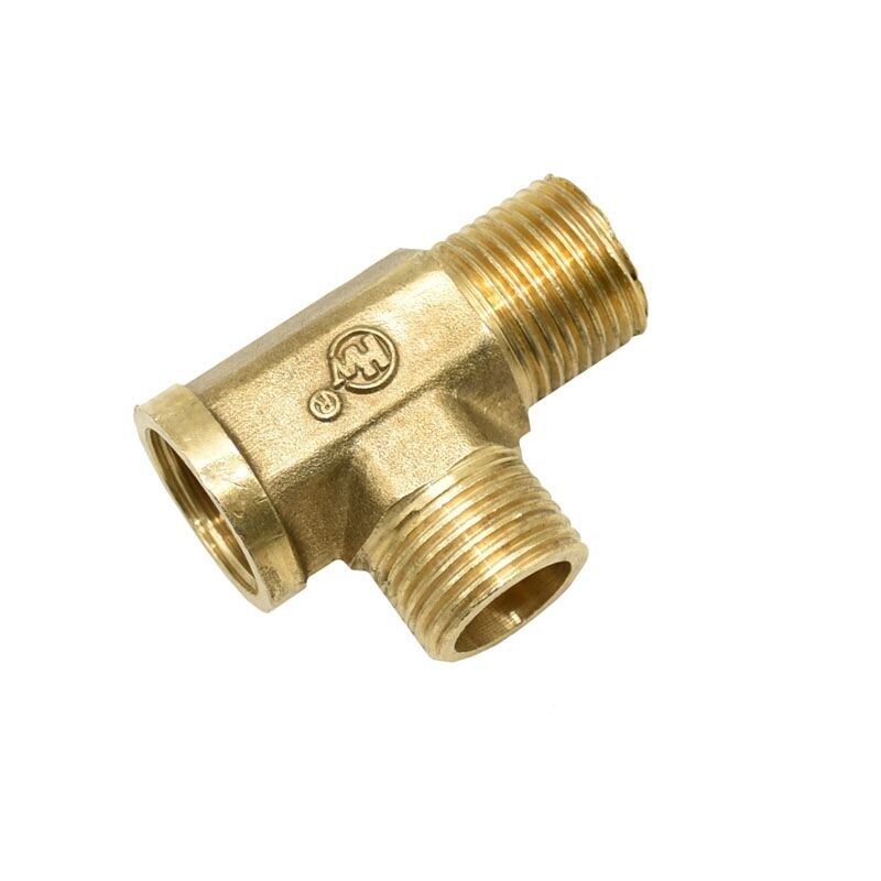 Uros 1/2 " bsp kierre tee-liitin naaras t tyyppi 3 -tie messinki putkiliitin sovittimen liitin veteen 1 kpl