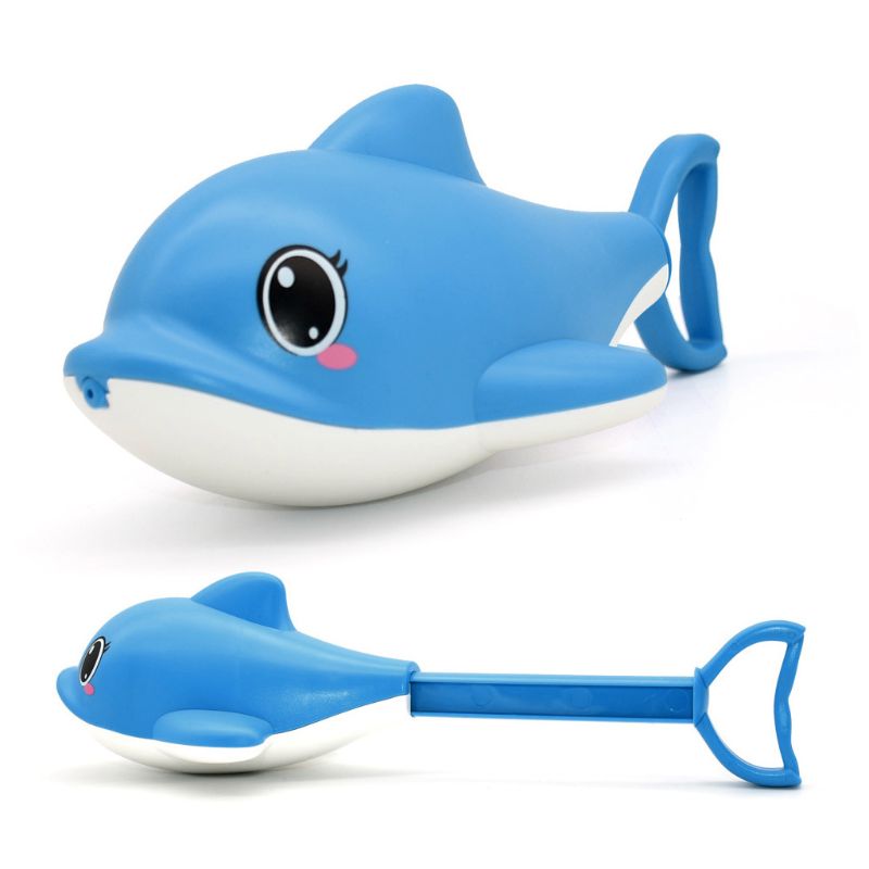 2pcs Dolphin Shape Summer Water Squirt Toy Sprayer Blaster Children Outdoor Game Q22D