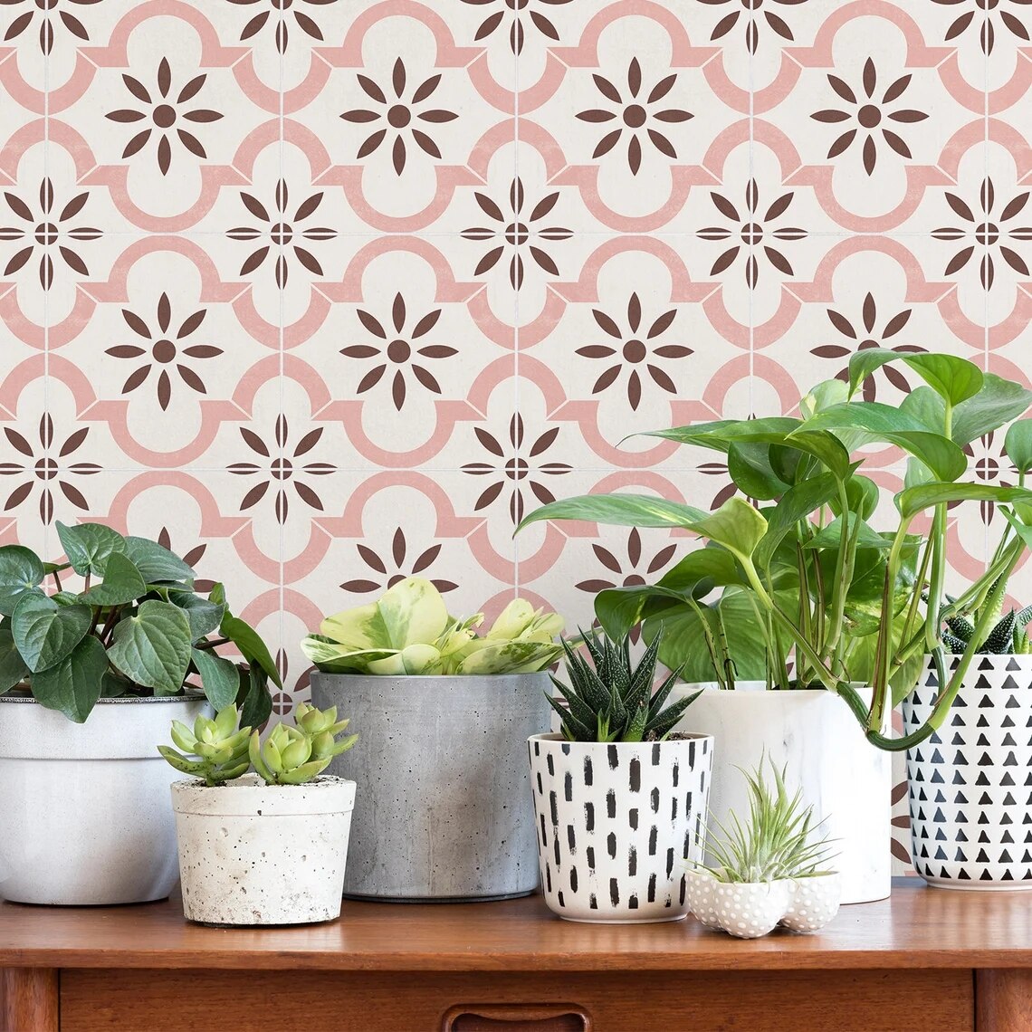 Granada Grey Kitchen backsplash floor tile stickers peel and stick vinyl flooring Waterproof Self-adhesive Wall Sticker 10pcs