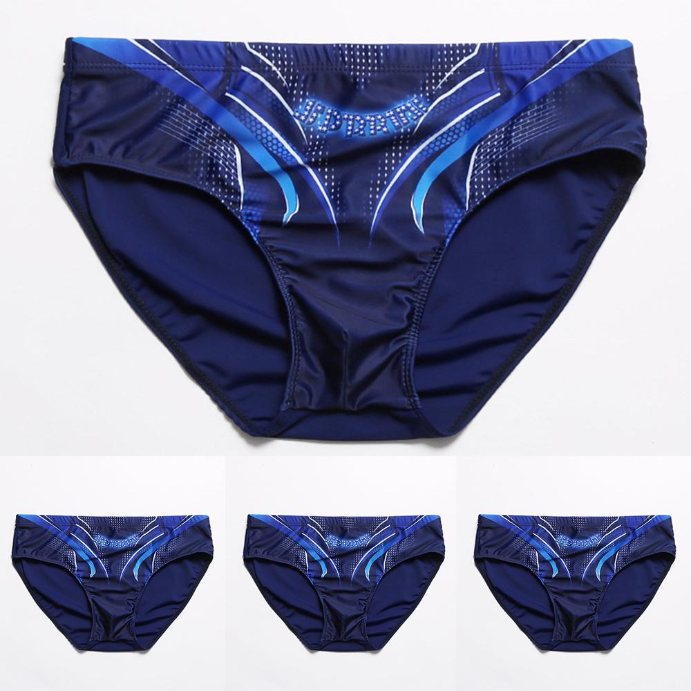 Sexy Mann Bade bekleidung Shorts Slips für Männer drucken Sommer Strand Pool Bikini Badehose Slips Schwimmen Boxer Hosen