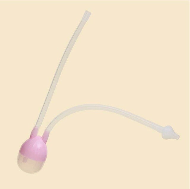 Baby Safety Nasal Mucus Runny Aspirator Nose Cleaner Vacuum Suction Healthy: Pink