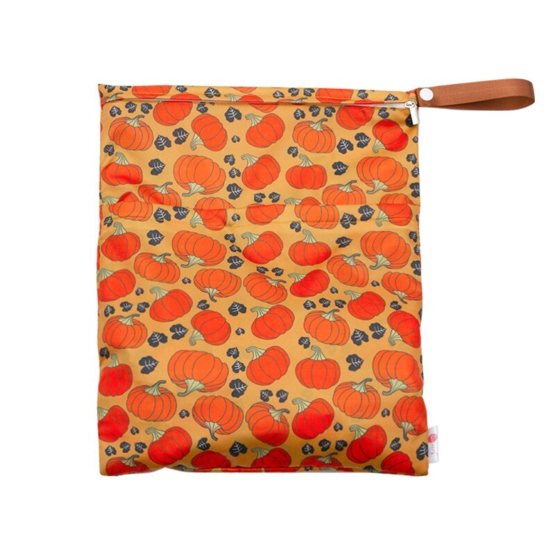 PUL – sac à couches réutilisable et étanche, pochette imprimée, sac sec et humide de voyage, 29x36cm