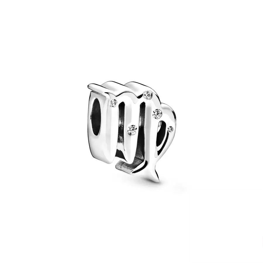 Klassieke Sprankelende Ram, Tweelingen, Steenbok, Pissen Zodiac Charm Kralen Fit Originele Europese Zilveren 925 Armband DIY Sieraden: Licht Blond