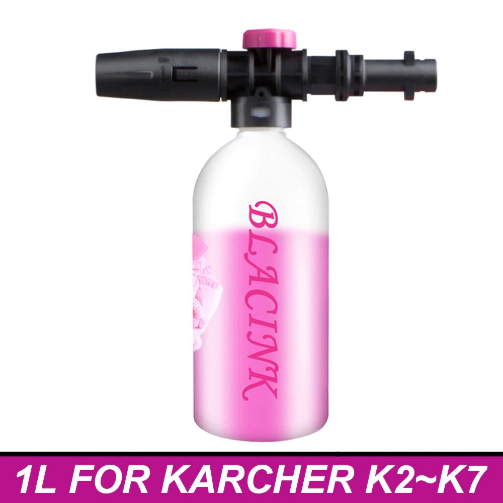 1L Snow Foam Lance For Karcher K2 K3 K4 K5 K6 K7 Soap Foam Generator With Adjustable Sprayer Nozzle Car High Pressure Washers: Default Title