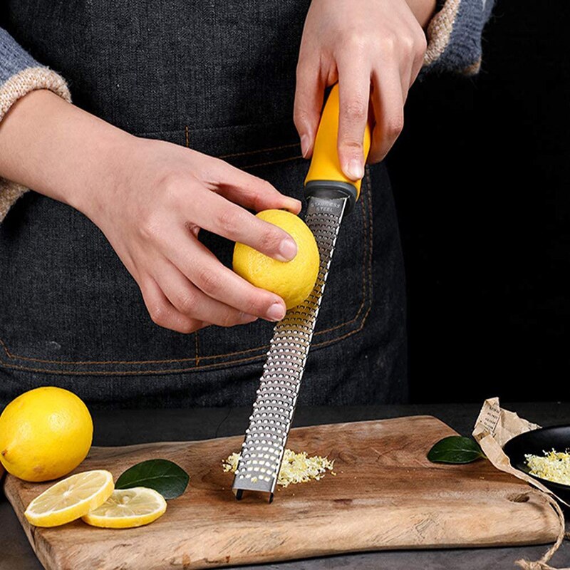 Lemon Zester Cheese Quick Grater Stainless Steel Chocolate Grater Handheld Fruit Peeler Lemon Cheese Planer Kitchen Accessories