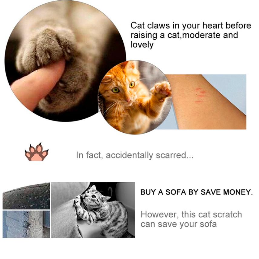 2Pcs Cat Sofa Anti-scratch Sticker Self-Adhesive Scratching Guards Furniture Practical Protecting Corner Cover Cat Products