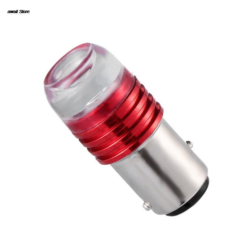 2 stk pærer for bil bak bremselys automatisk blinklys pære rød 1157 bay 15d p21/5w strobe blinkende led projektor