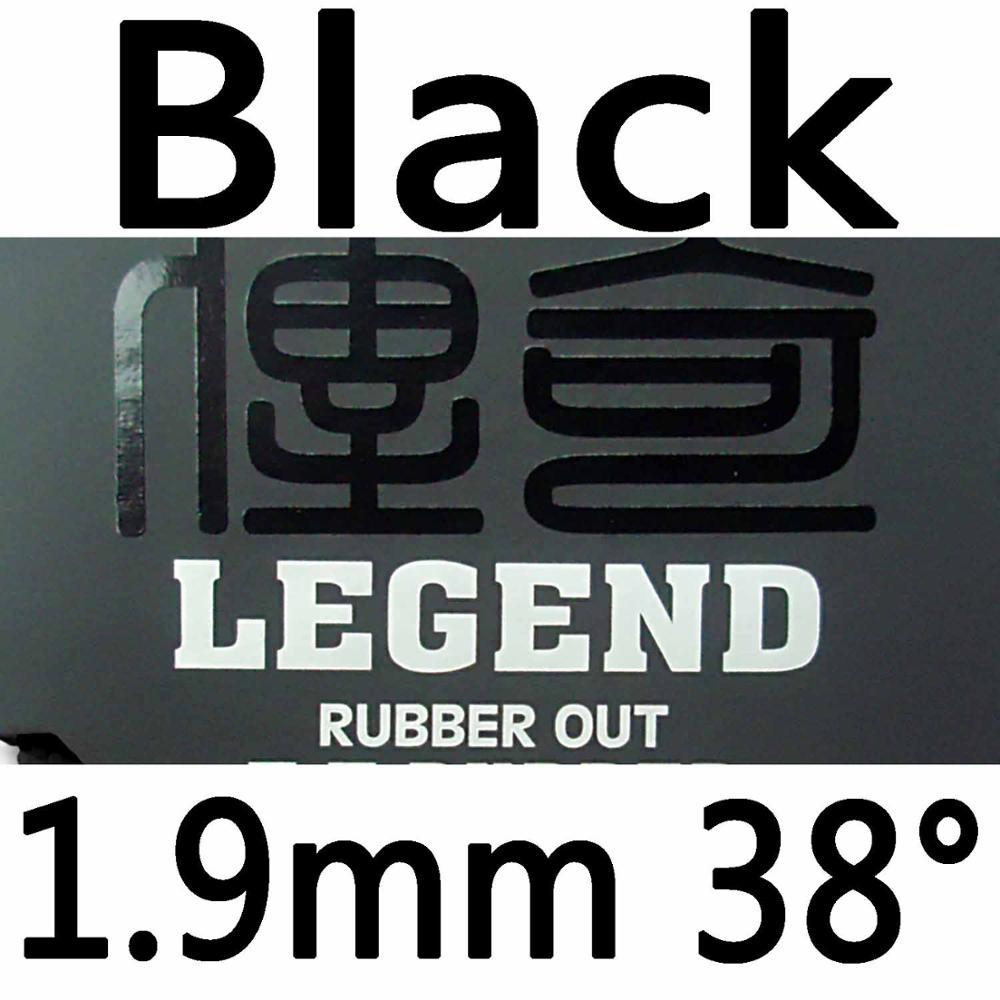 729 LEGEND Pips-out Table Tennis Rubber Ping Pong Pimples Out With Sponge Tenis De Mesa: Black 1.9mm H38