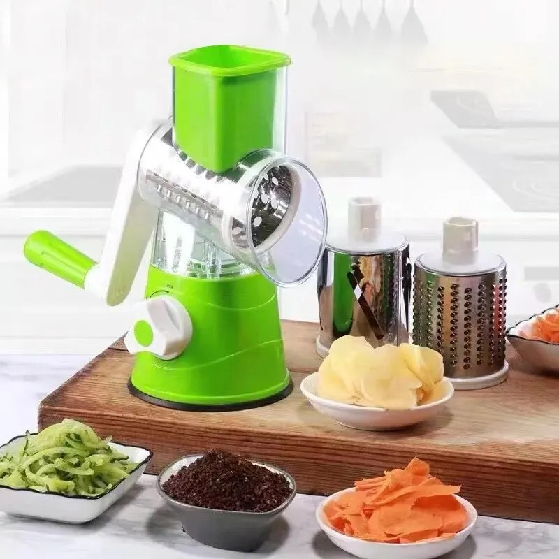 Multifunktionaler Rolle, Gemüseschneider, Handkurbel, Zuhause, Küche, Schredder, Kartoffelreibe