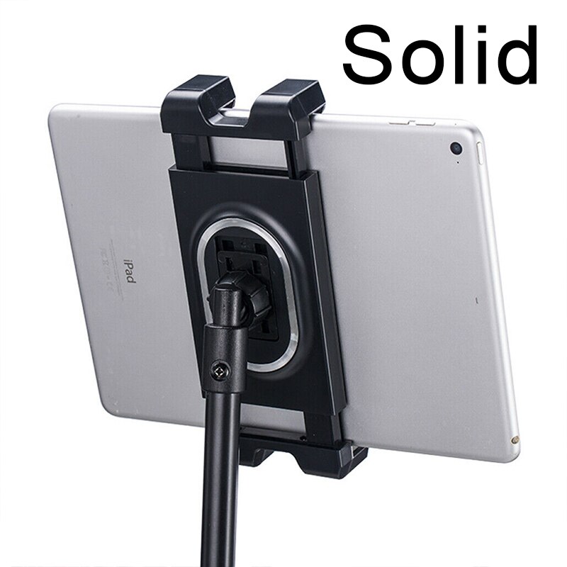 Black 360 Degree Rotary Adjustable Tablet Tripod Floor Stand Universal Tablet Holder Mount Tablet Tripod Floor Stand