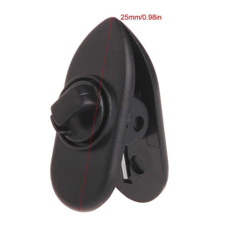 10Pcs/Set Cable Cord Clip Clamp Collar Lapel Shirt Holder For Headphone Earphone
