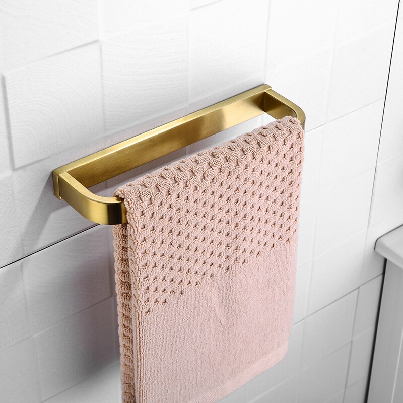 Handdoek Ring Handdoek Bar Toilet Handdoekenrek Houder Rvs Gouden Antieke Badkamer Accessoires