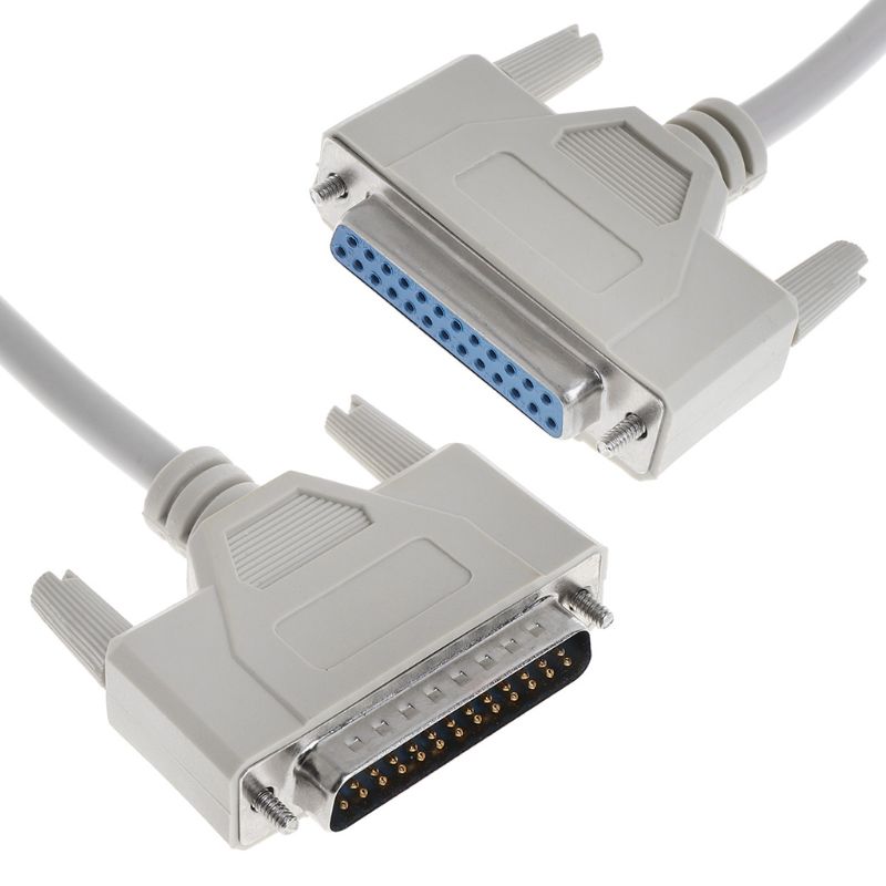 Printer Cable DB25 Male to Female 25 Pin Extension Line Parallel Port Computer 1.5m: 3M