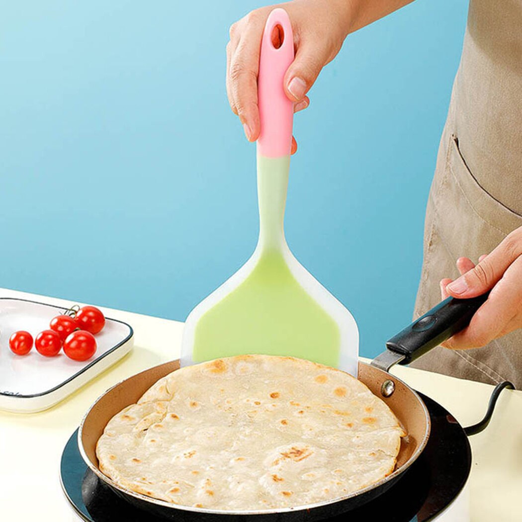 Siliconen Koken Turner Pannenkoek Schop Non-stick Rundvlees Vlees Breed Pizza Spatel Keuken Schraper Voedsel Lifters Keuken Gadgets