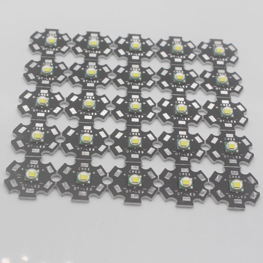 2PCS CREE XML XM-L T6 LED U2 10W Cold White Warm White High Power LED Emitter Diode with 12mm 14mm 16mm 20mm PCB for DIY