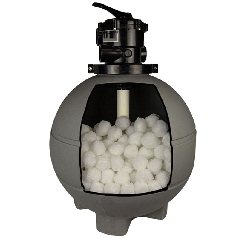 Filtro bolas para piscinas, recipiente de algodón seco y húmedo portátil, filtro de tanque de peces limpio, Material de filtro, fibra de purificación de agua