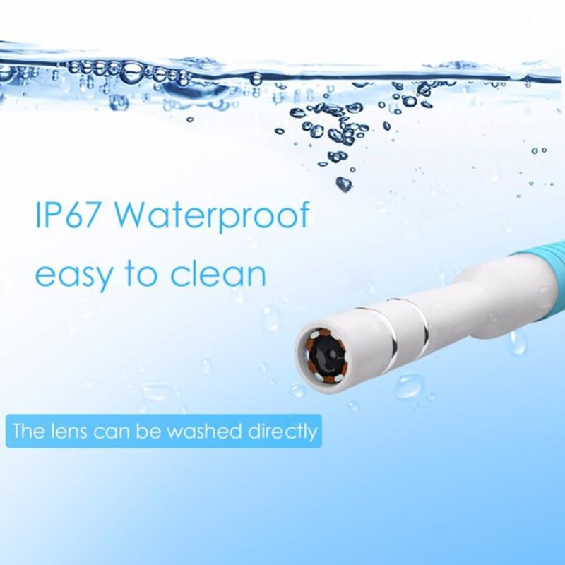 3-in-1 Ear Cleaning Endoscope Mini Camera 5.5mm Borescope Inspection Camera Otoscope Visual Earpick Tool