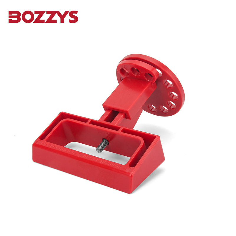 BOZZYS 3-Phase Large Circuit Breaker Lockout for a Range of 3-Phase Breaker Handles up to 0.8 in Thick and 3 in. Wide BD-D29