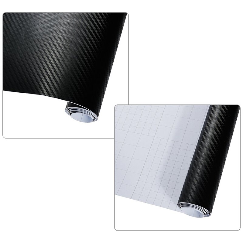 Carbon Fiber Vinyl Film Tile Stickers Waterproof Motorcycle Car Detailing Wrap Sticker Kitchen Cabinet Bathroom Wallpaper Decor