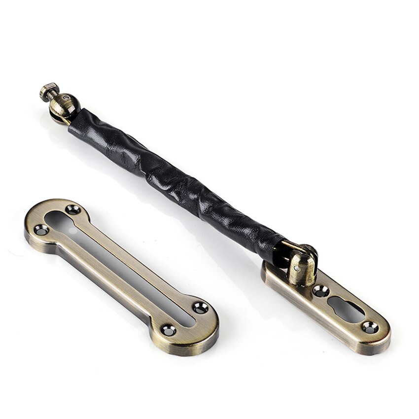 Chain Bolt Anti-theft Clasp Sliding Door Lock Safety Chain Hotel Office Security Gate Cabinet Latches Decorative Hardware
