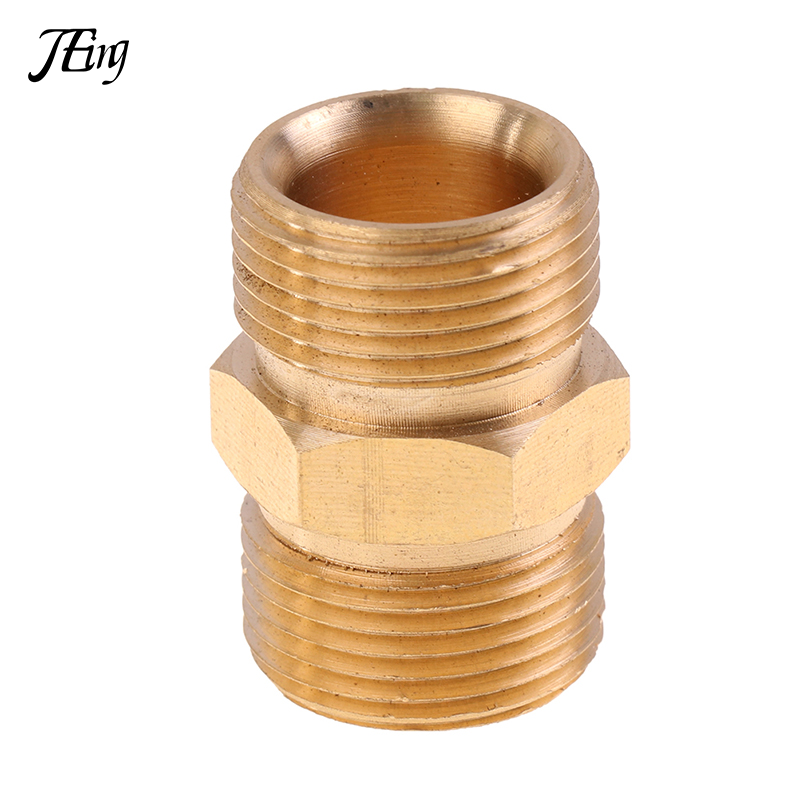 High Pressure Washer Hose Extension Connector Adapter Copper M22 14mm And 15mm Male Thread Female Hose Coupler Adaptor