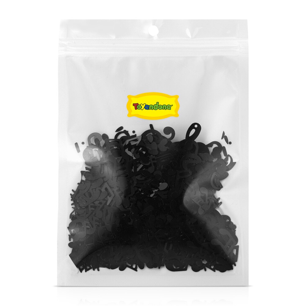 1 Pack 15g Musical Confetti Musical Note Mixed Style Confetti Table Decoration Throw Confetti for Birthday Music Party