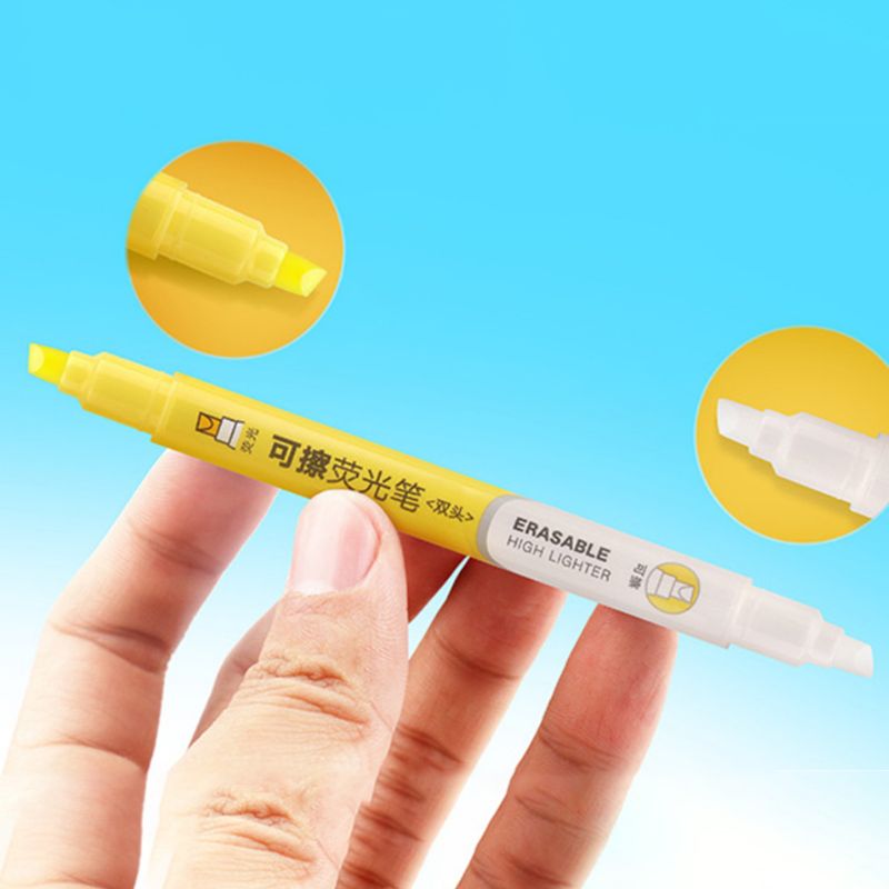 6 uds resaltador que se puede borrar la pluma rotulador de tiza líquida Pastel lápiz fluorescente de dibujo papelería R9JA