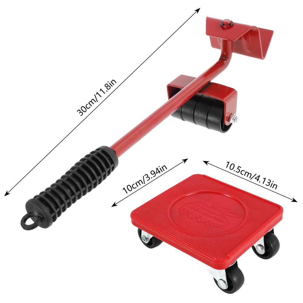 Heavy Furniture Wheels Mover Set Shifter Furniture Lifter Transport Tools with Universal Wheel Stuffs Moving Roller