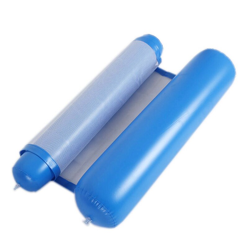 Sommer svømmebasseng vann hengekøye flytende stol flytende seng pvc svømme vann lenestol blå