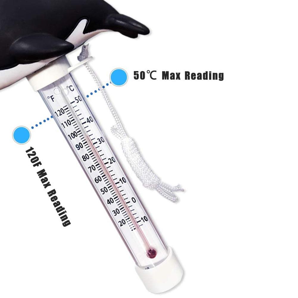 Flytande pool termometer tecknad sköldpadda, isbjörn, delfin, flamma fågel termometer för simbassänger damm test termometrar
