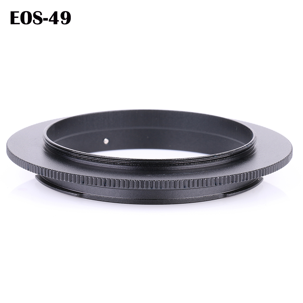 Bague adaptateur pour objectif inverse Macro de EOS-49mm pour monture Canon DSLR EF
