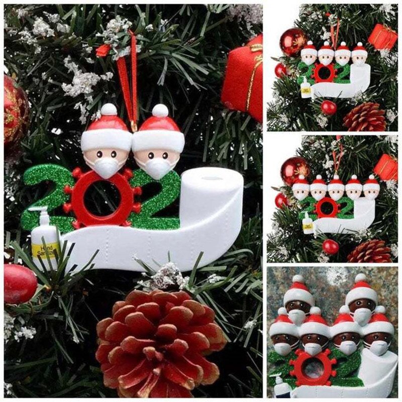 Decoraciones de de Navidad personalizadas de la familia de ornamento-adorno para árbol de Navidad único-recuerdo especial